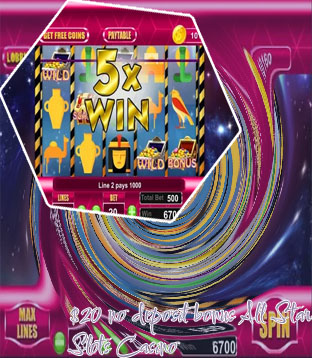 All star slots no deposit