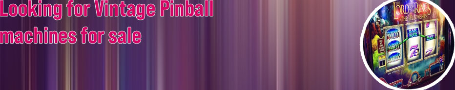 Pinball slot machine for sale